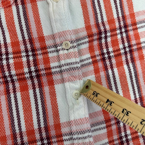 Outerknown Blanket Shirt Womens XL/XXL Plaid Flannel Warm Organic Cotton *STAINS - Picture 4 of 16